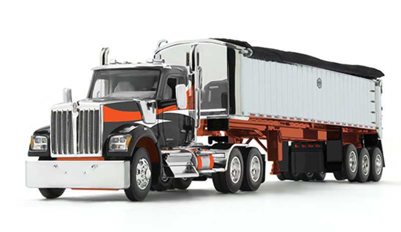 Die Cast Promotions 60-2008 1:64 Kenworth W990 Day Cab & Dump